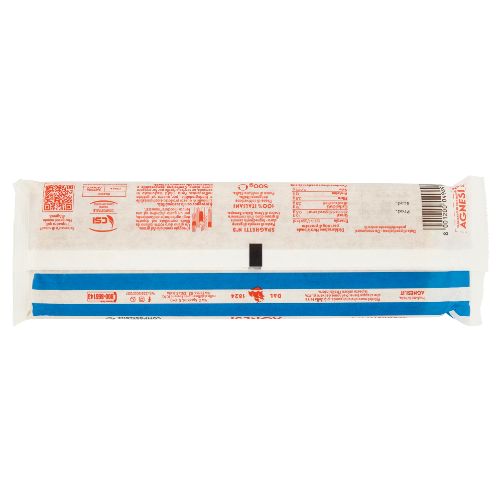 Agnesi Spaghetti N&deg; 3 500 g
