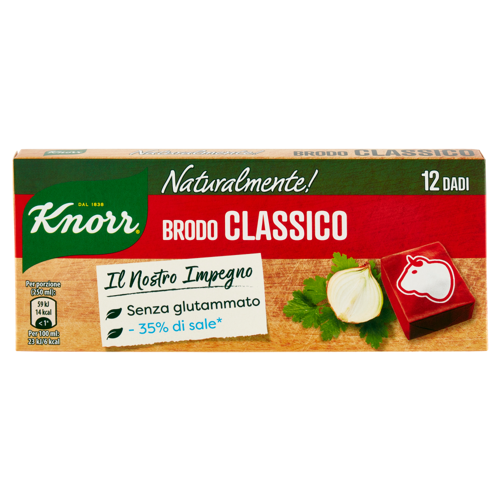 Knorr Naturalmente! Brodo Classico 12 Dadi 109 g