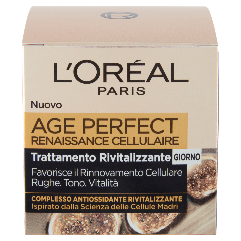 L'Or&eacute;al Paris Crema Viso Giorno Anti-rughe Age Perfect Reinassance Cellulaire, 50 ml