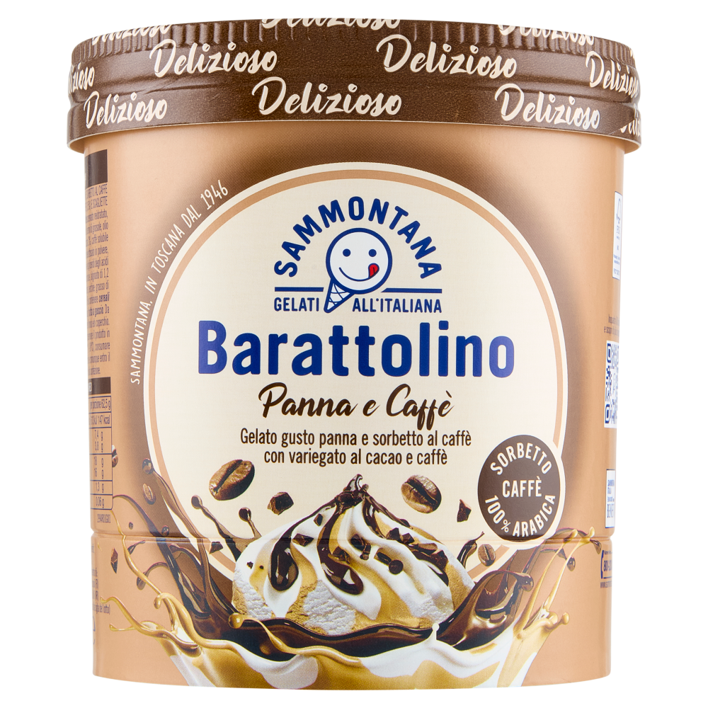 Sammontana Barattolino Delizioso Panna e Caff&egrave; 500 g