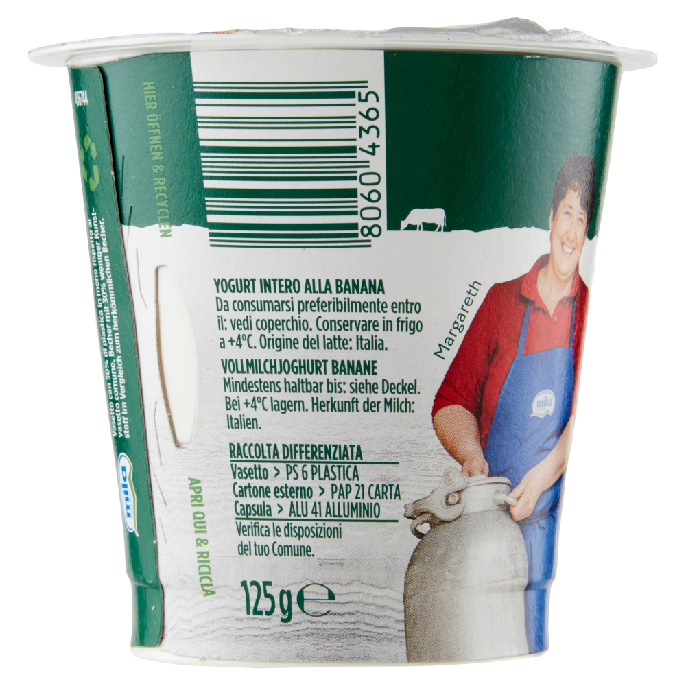 mila Yogurt Intero Banana 125 g