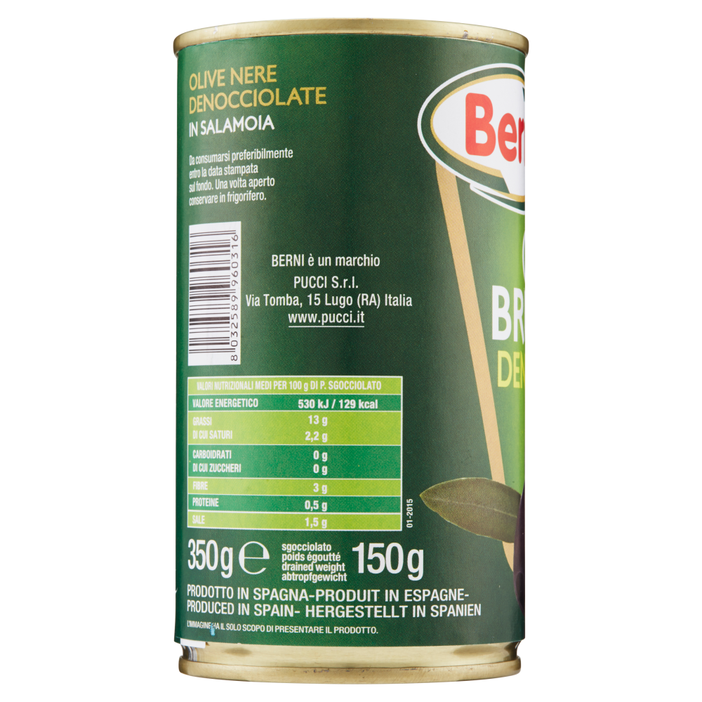 Berni Olive Brunelle Denocciolate 350 g