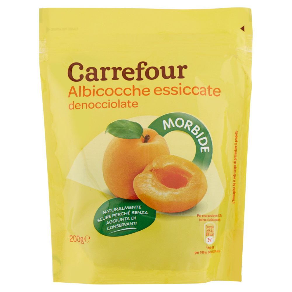 Carrefour Albicocche essiccate denocciolate 200 g