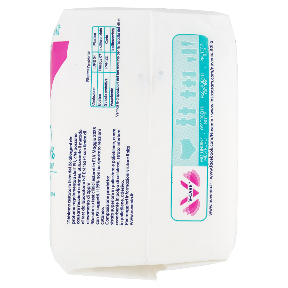 Nuvenia Pure Sensitive Sottile Goodnight+ con Ali 8 pz