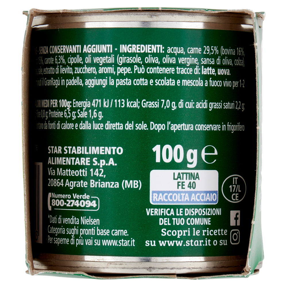 Star il mio Gran Ragù Classico 3 x 100 g