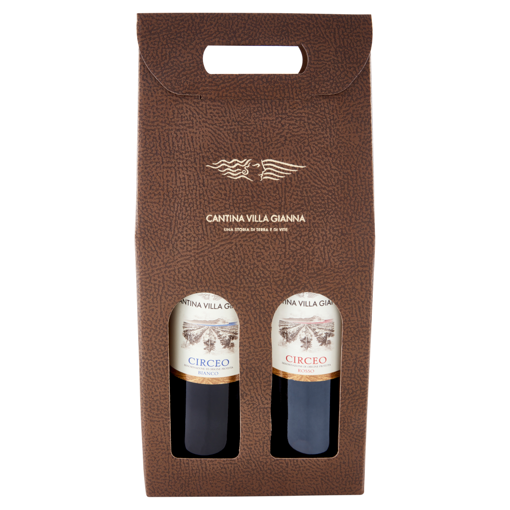Cantina Villa Gianna Circeo DOP Bianco, Circeo DOP Rosso 2 x 750 ml