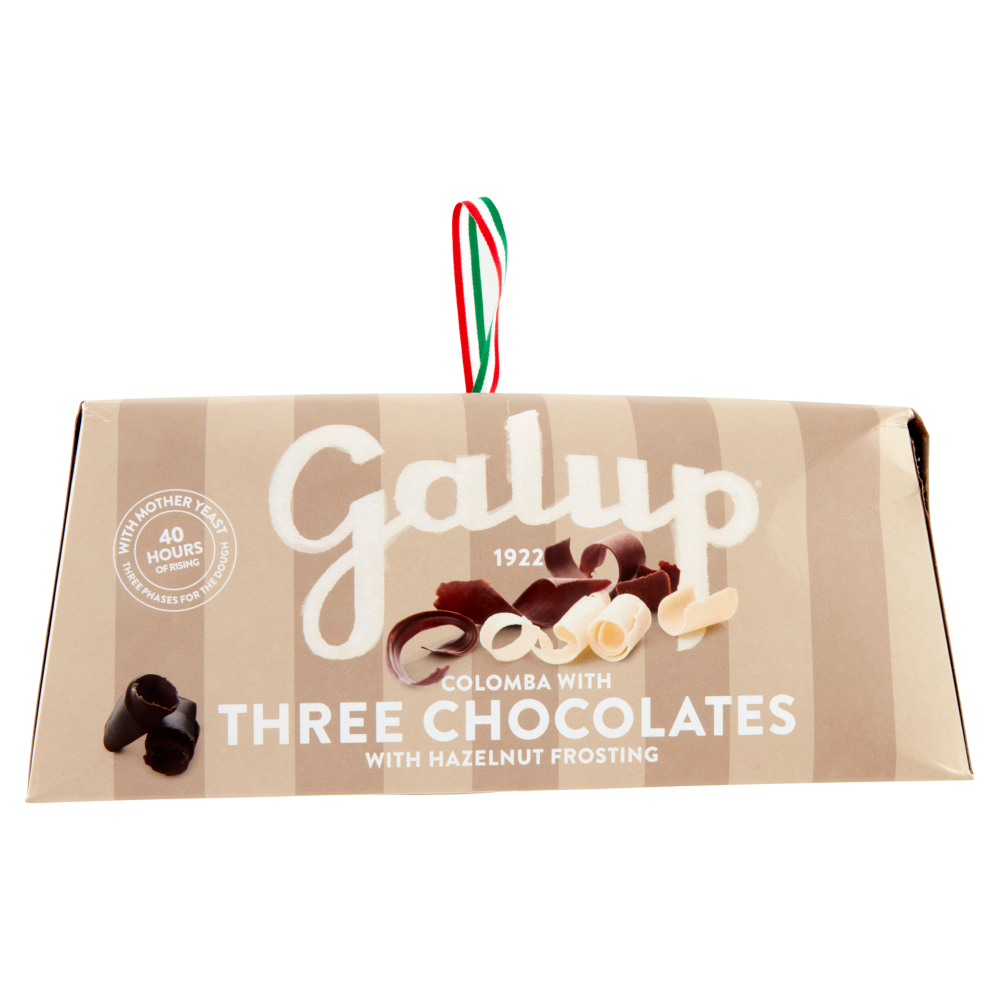 Galup la Colomba Tre Cioccolati con Glassa alle Nocciole 750 g