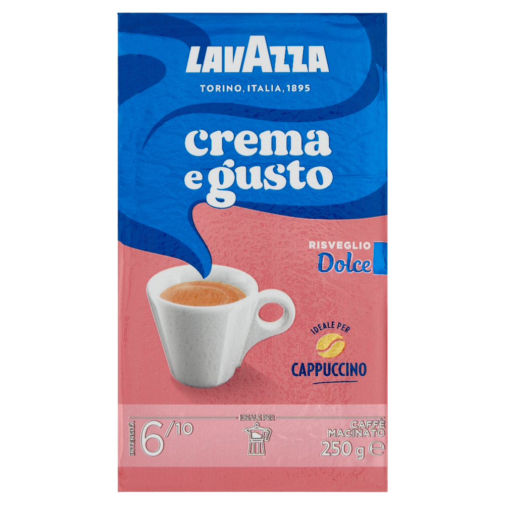 Lavazza crema e gusto Dolce Caffè Macinato 250 g