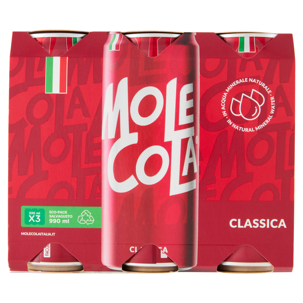 MoleCola Classica 3 x 330 ml
