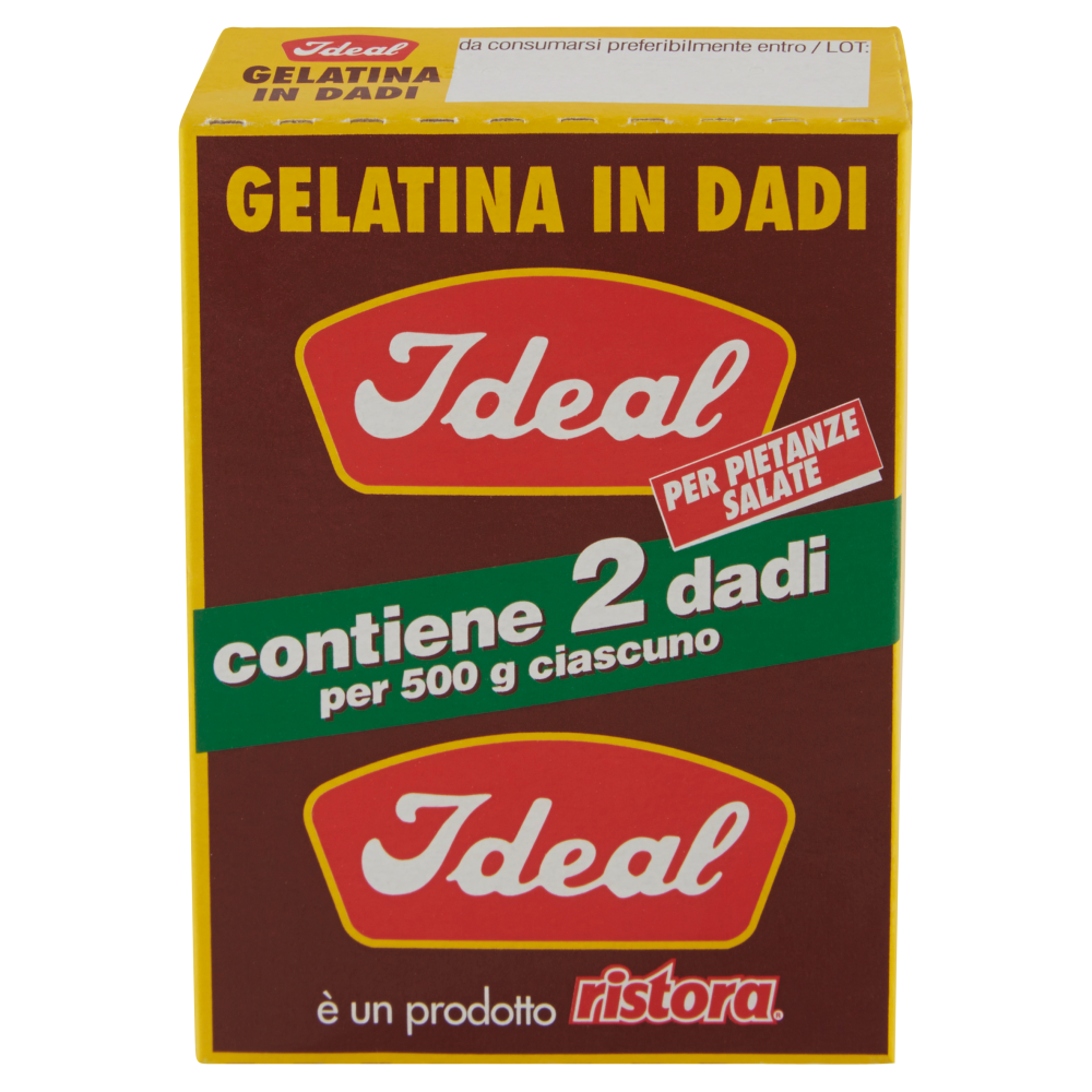 Ideal Gelatina in Dadi 2 x 25 g