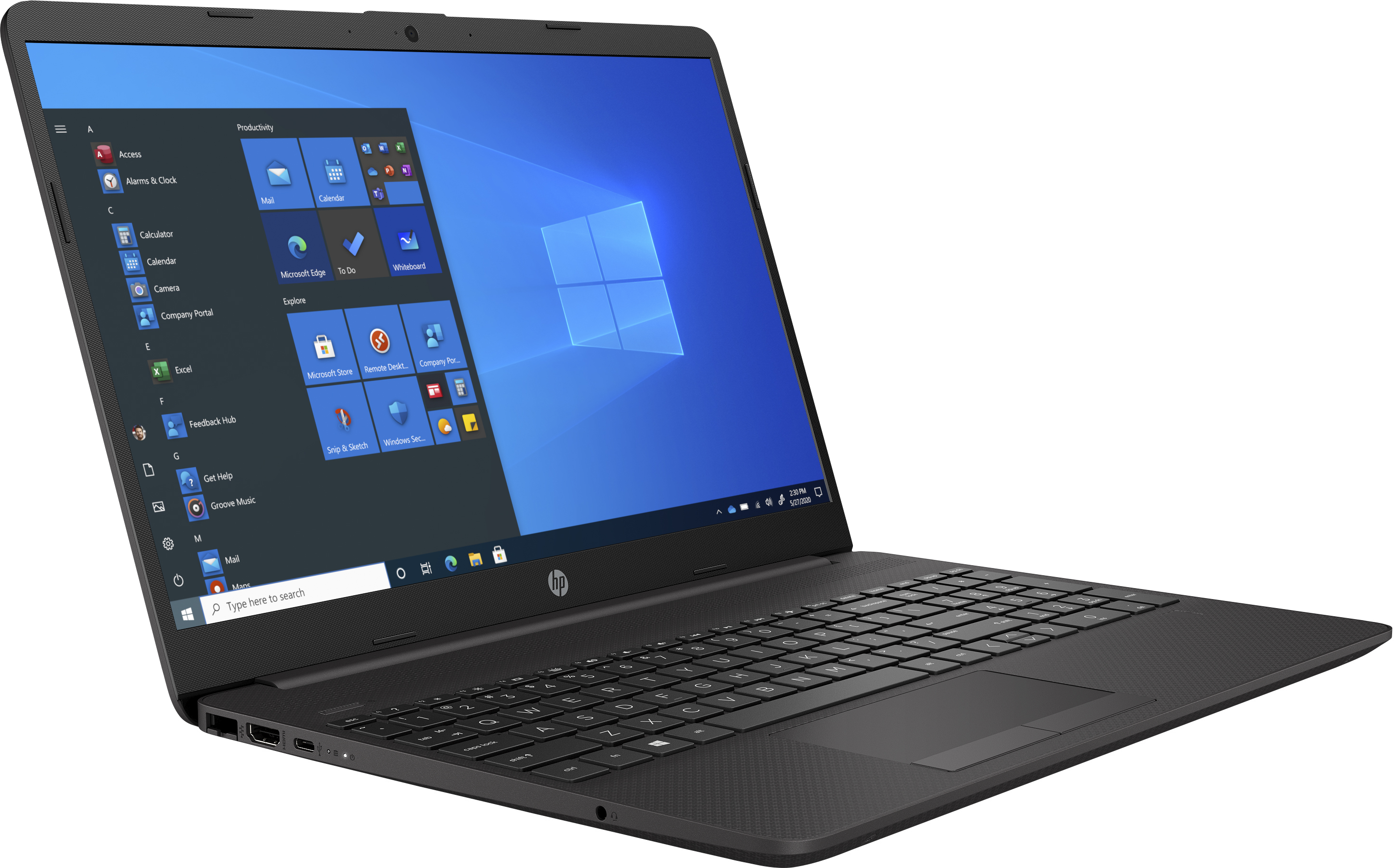 HP 255 G8 AMD 3000 3020E Computer portatile 39,6 cm (15.6") HD 8 GB DDR4-SDRAM 256 GB SSD Wi-Fi 5 (802.11ac) Windows 10 Home Nero