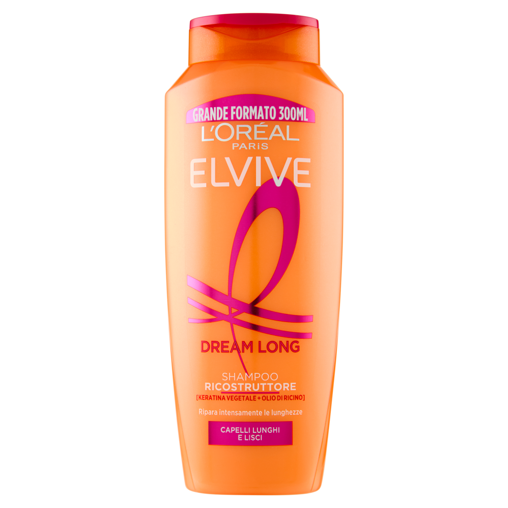Elvive Dream Long Shampoo Ricostruttore, per Capelli Lunghi e Lisci, 300 ml