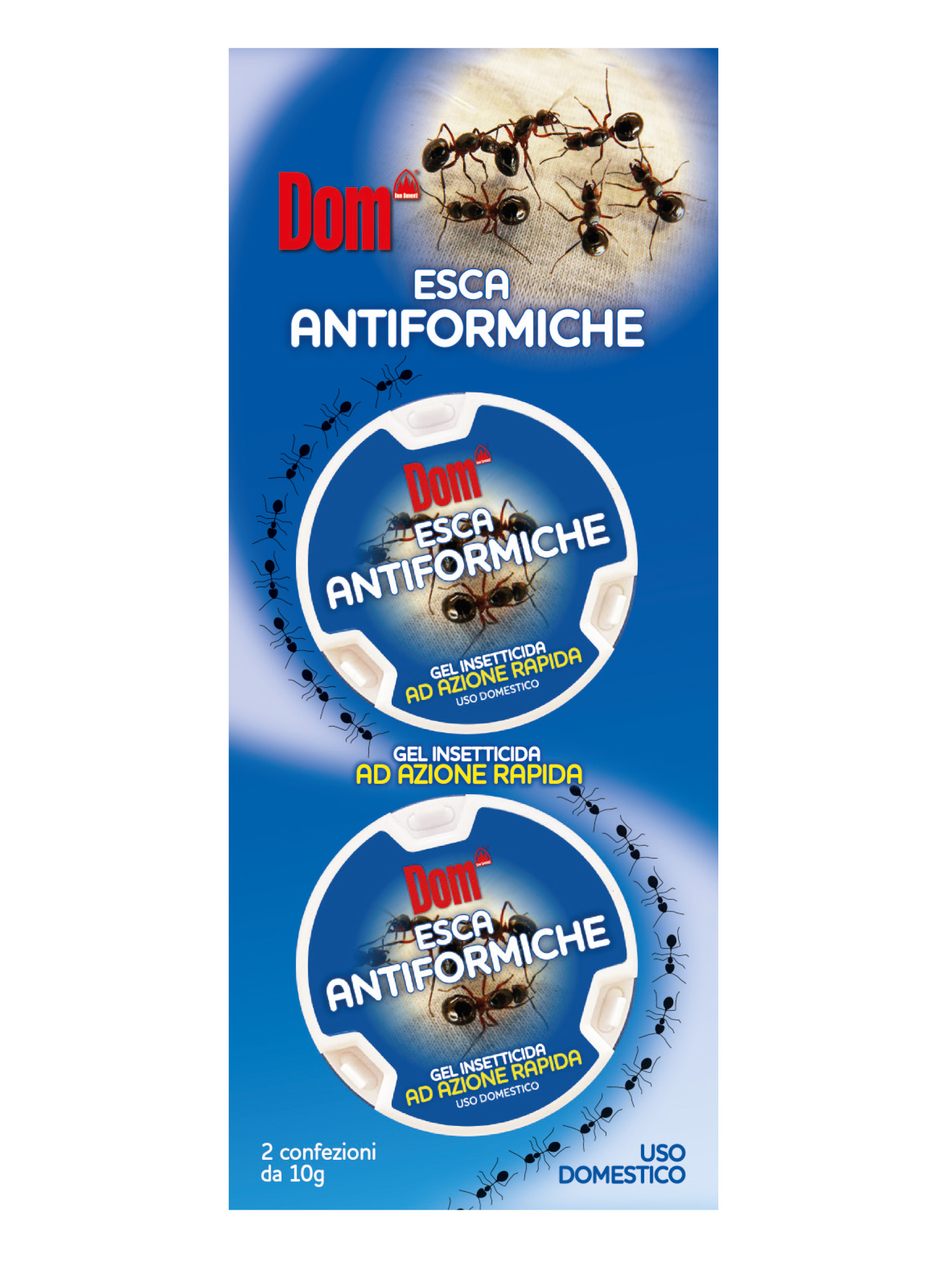 Dom Sementi Esca insetticida per formiche 2x 10g