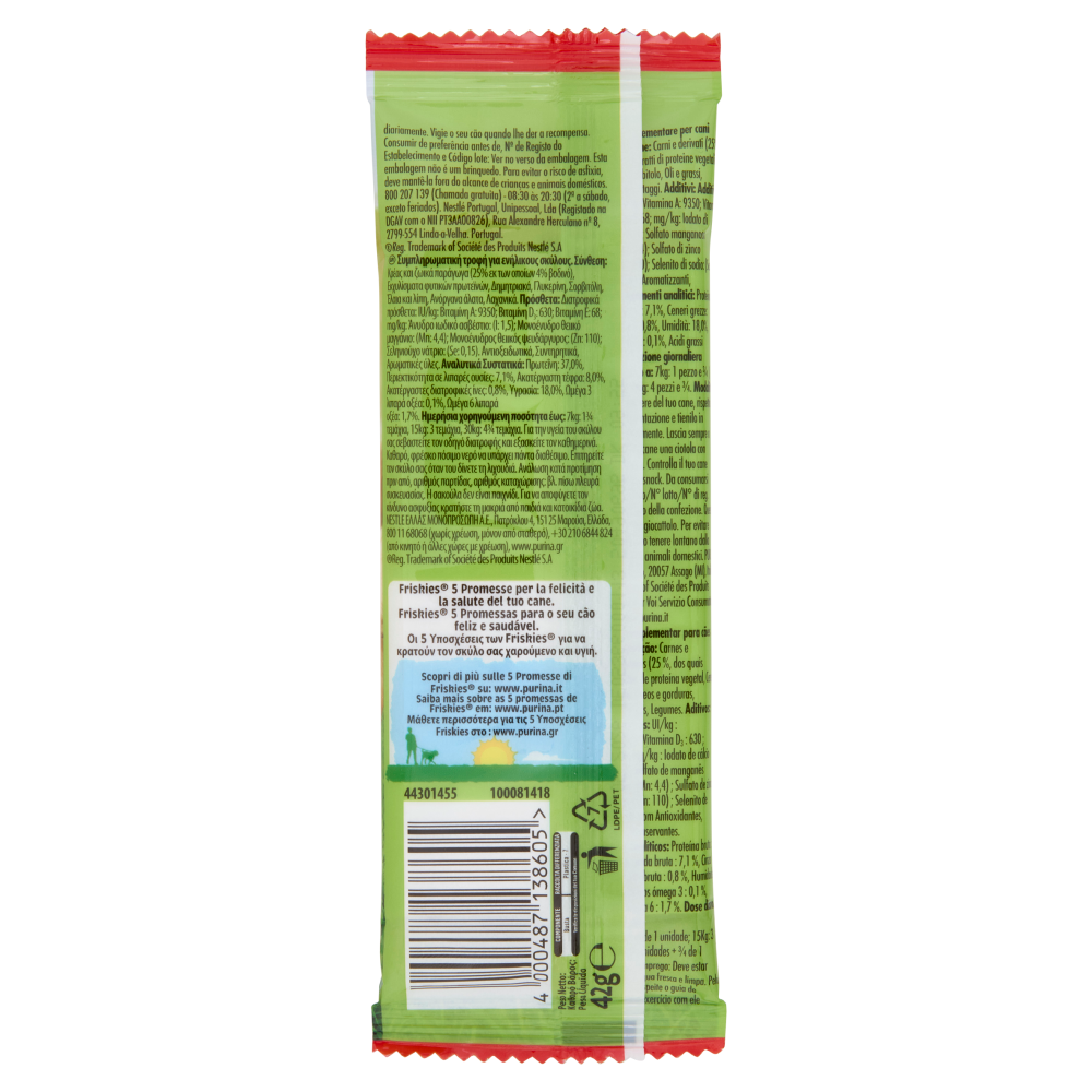 PURINA FRISKIES Picnic Manzo 5 snack 42 g