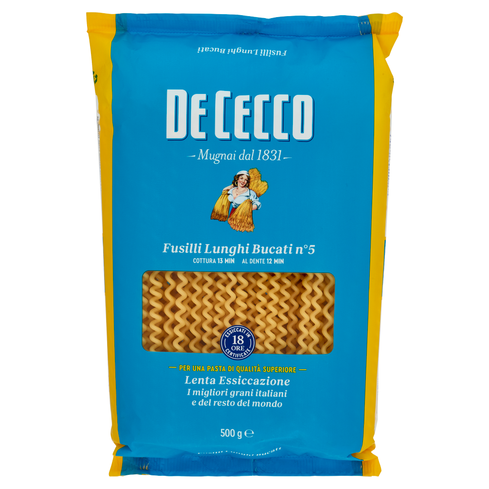 De Cecco Fusilli Lunghi Bucati n&deg;5 500 g
