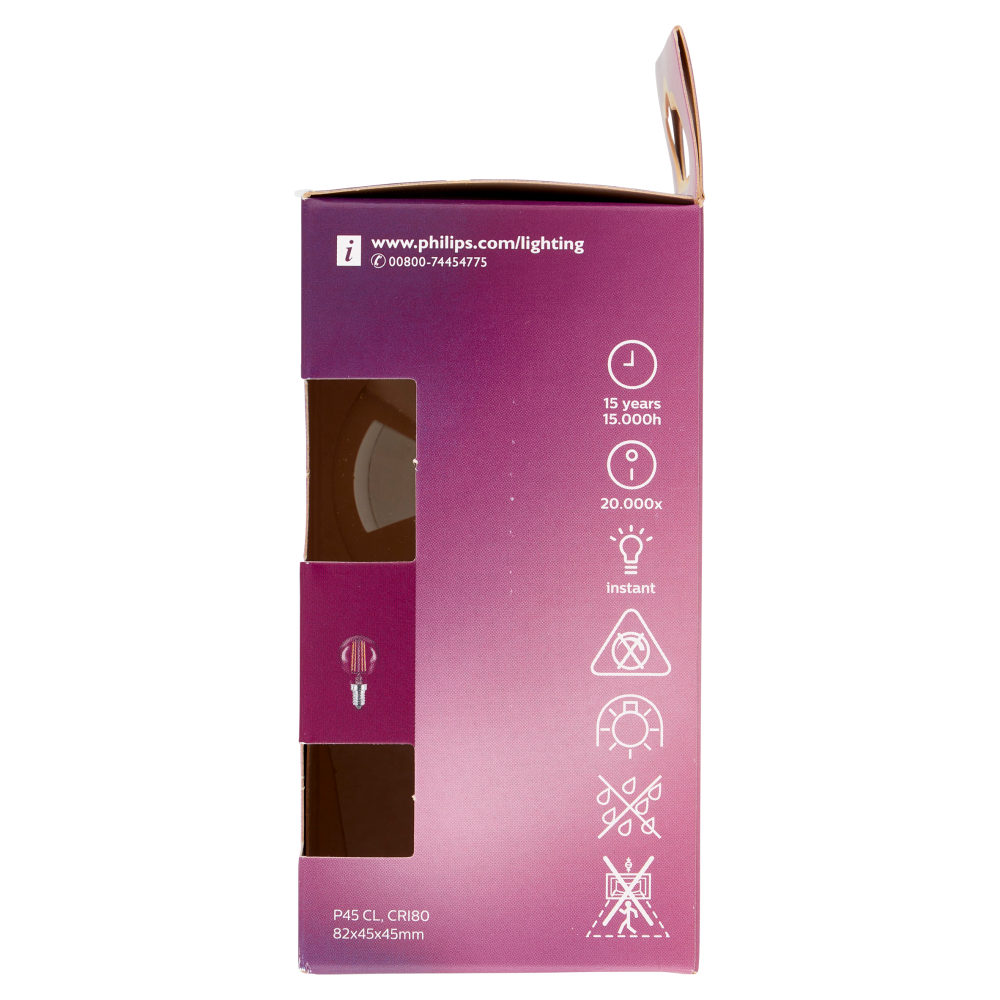 Philips Led sfera filamento 40W E14 2700K