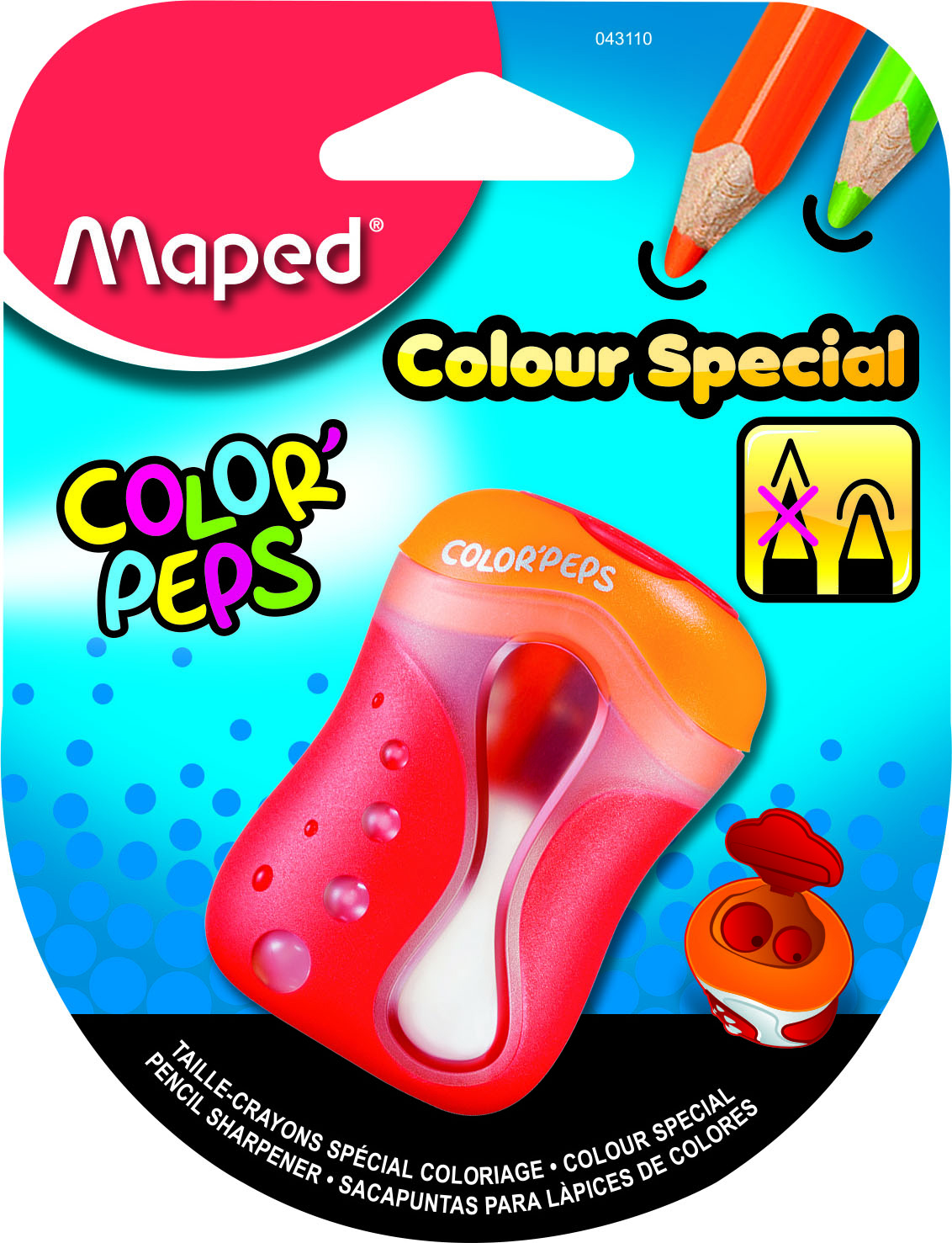 Maped Temperamatite Color'Peps 2 Fori