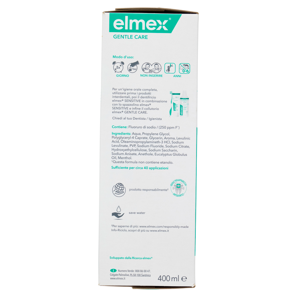 elmex collutorio Gentle Care denti sensibili 400 ml