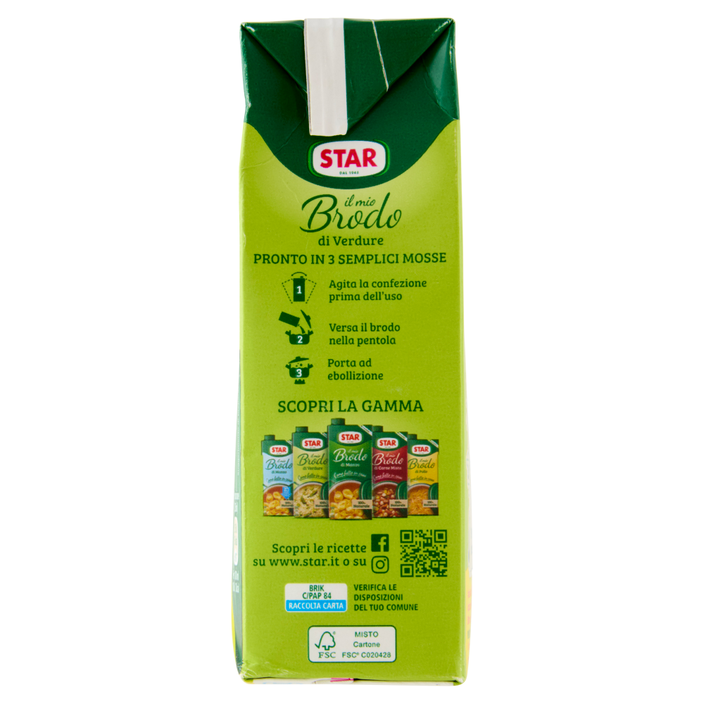 Star il mio Brodo di Verdure 500 ml