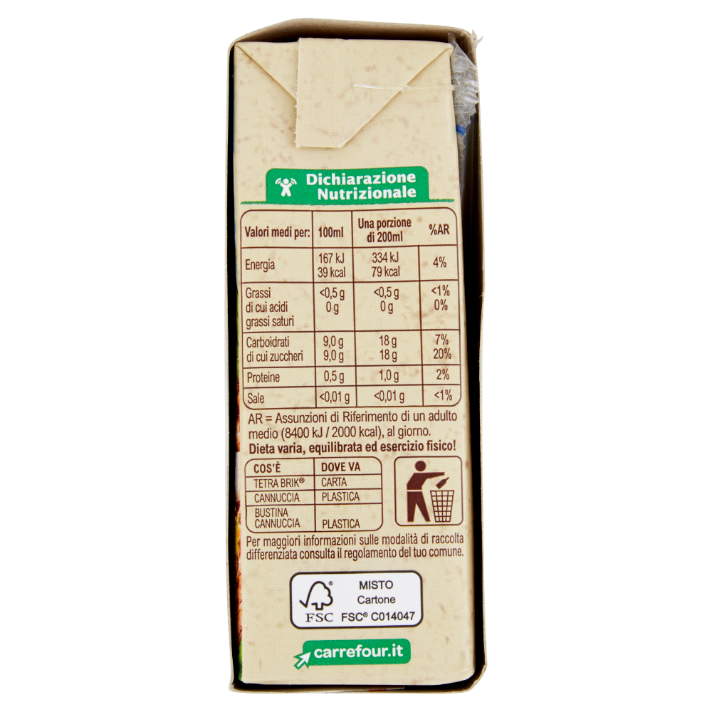 Carrefour Bio Succo di Ananas 3 x 200 ml