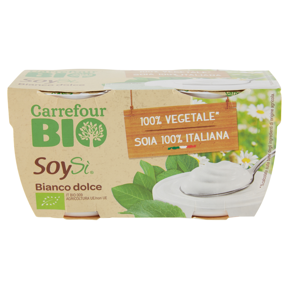 Carrefour Bio SoySì Bianco dolce 2 x 125 g
