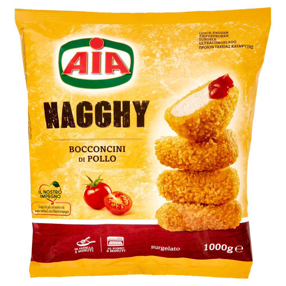 Aia Nagghy Bocconcini di Pollo surgelato 1000 g
