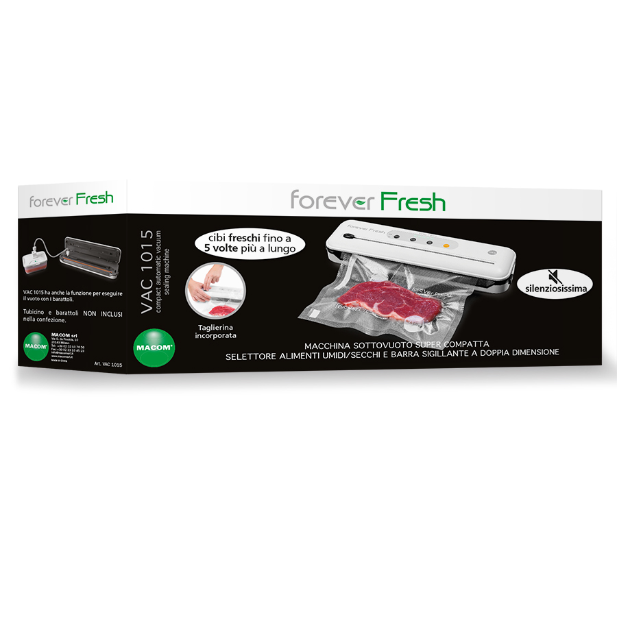 Macom Enjoy & Relax VAC 1015 macchina per sottovuoto Bianco