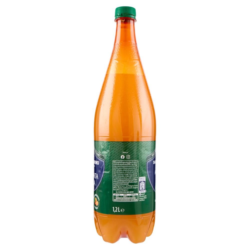 BIBITE SANPELLEGRINO, Bevande Gassate, Naturali, Aranciata Amara, Pet 120cl