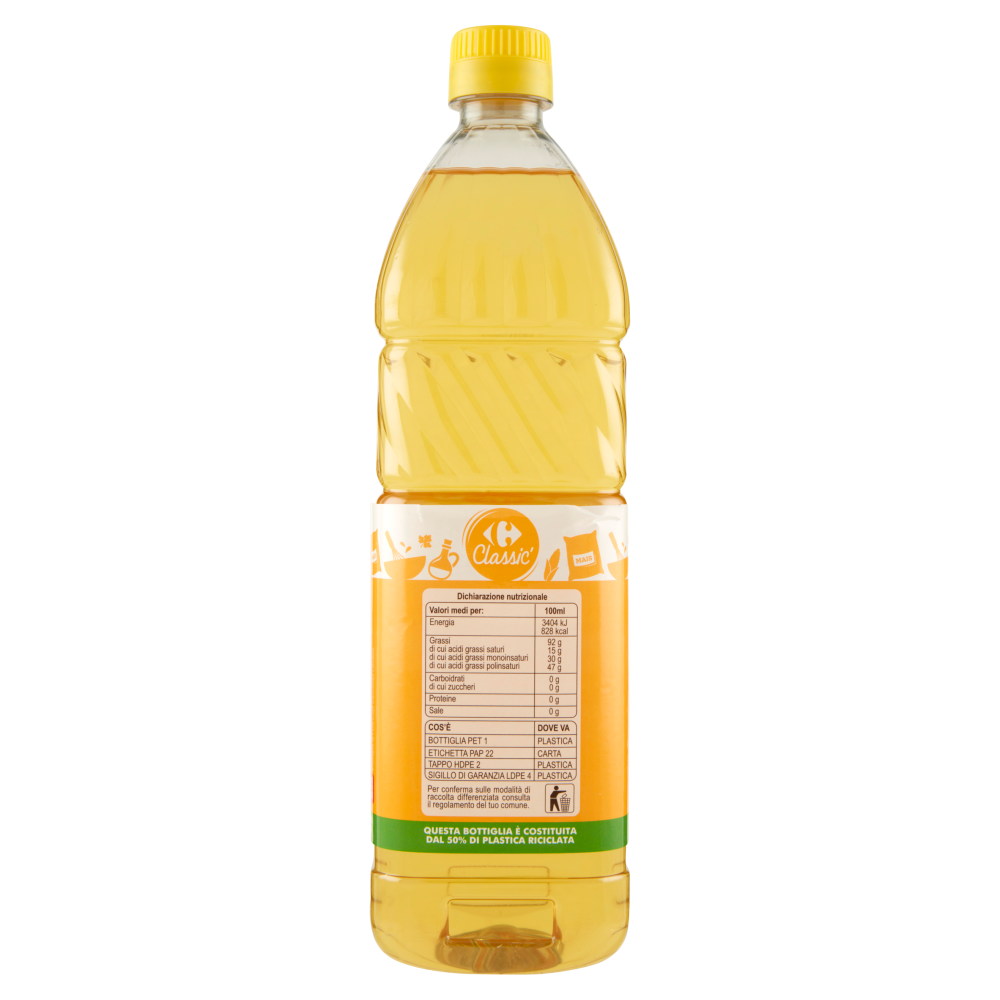 Carrefour Classic Olio di Semi di Mais 1 L