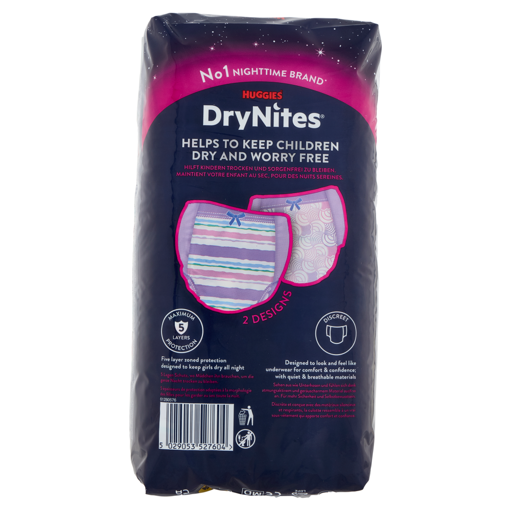 Huggies DryNites Pyjama Pants Age 8-13 30-48 Kg 9 pz