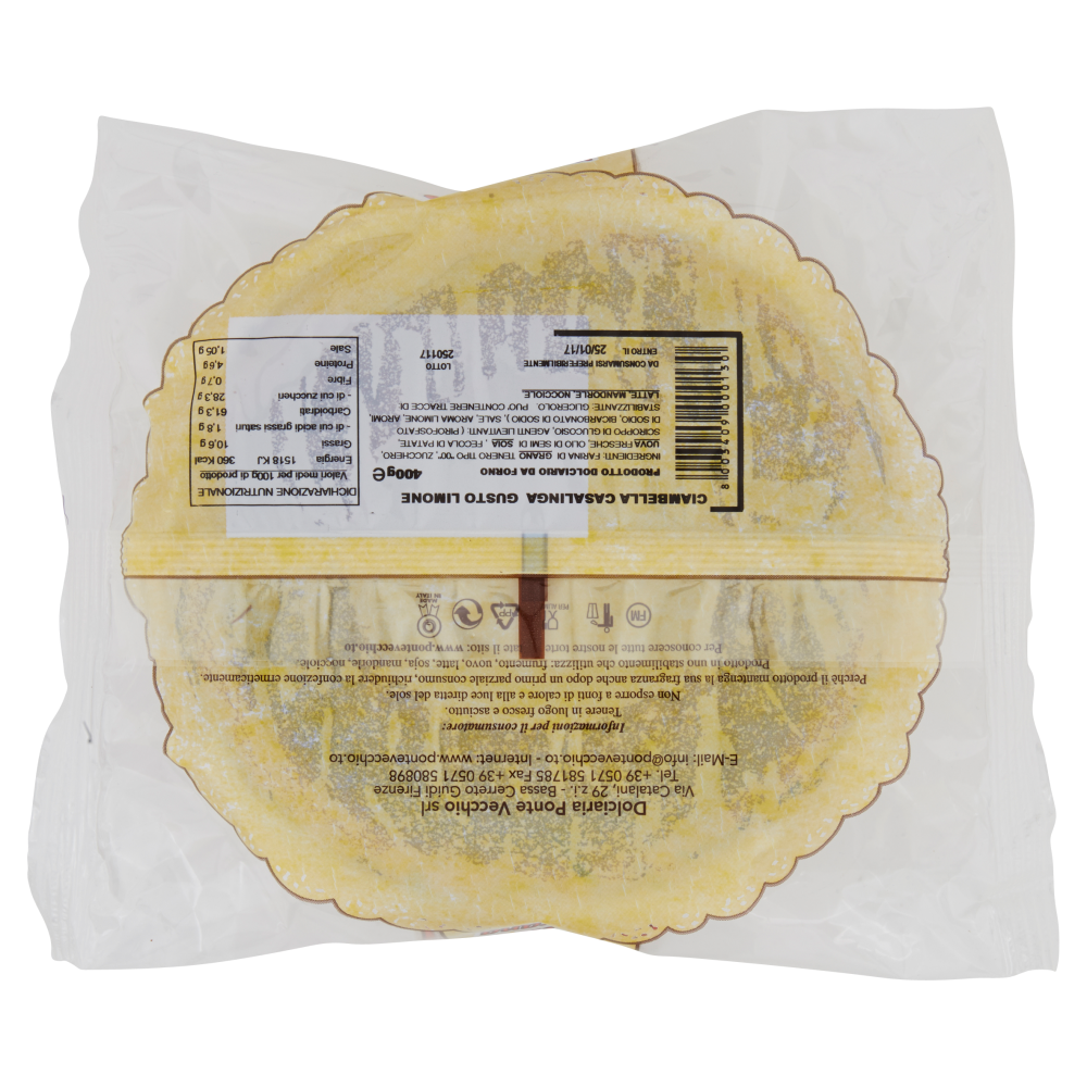 ponte vecchio Ciambella Toscana 400 g
