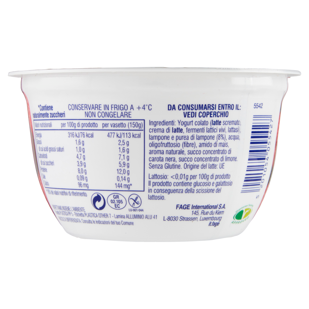Fage TruBlend lampone 150 g