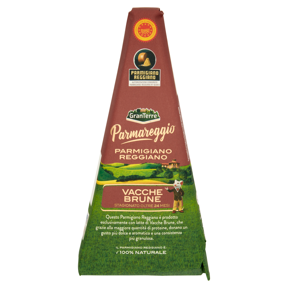 Parmareggio Parmigiano Reggiano DOP Vacche Brune Stagionato Oltre 24 Mesi 200 g