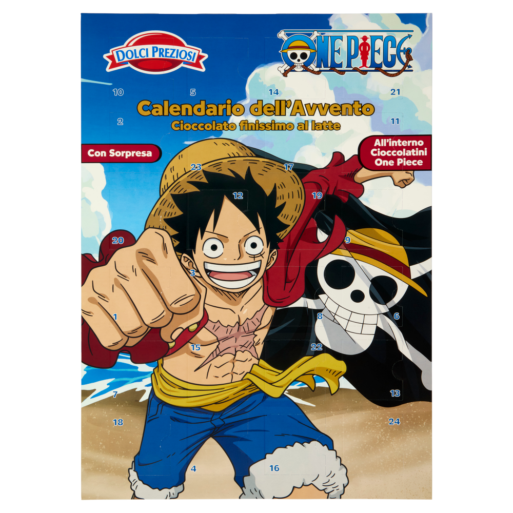 Dolci Preziosi Calendario dell'Avvento One Piece 220 g
