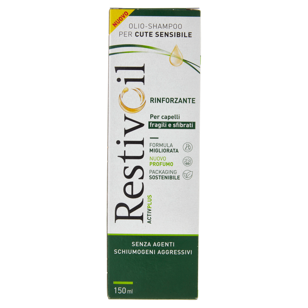 RestivOil Activplus Olio-Shampoo per Cute Sensibile Rinforzante 150 ml