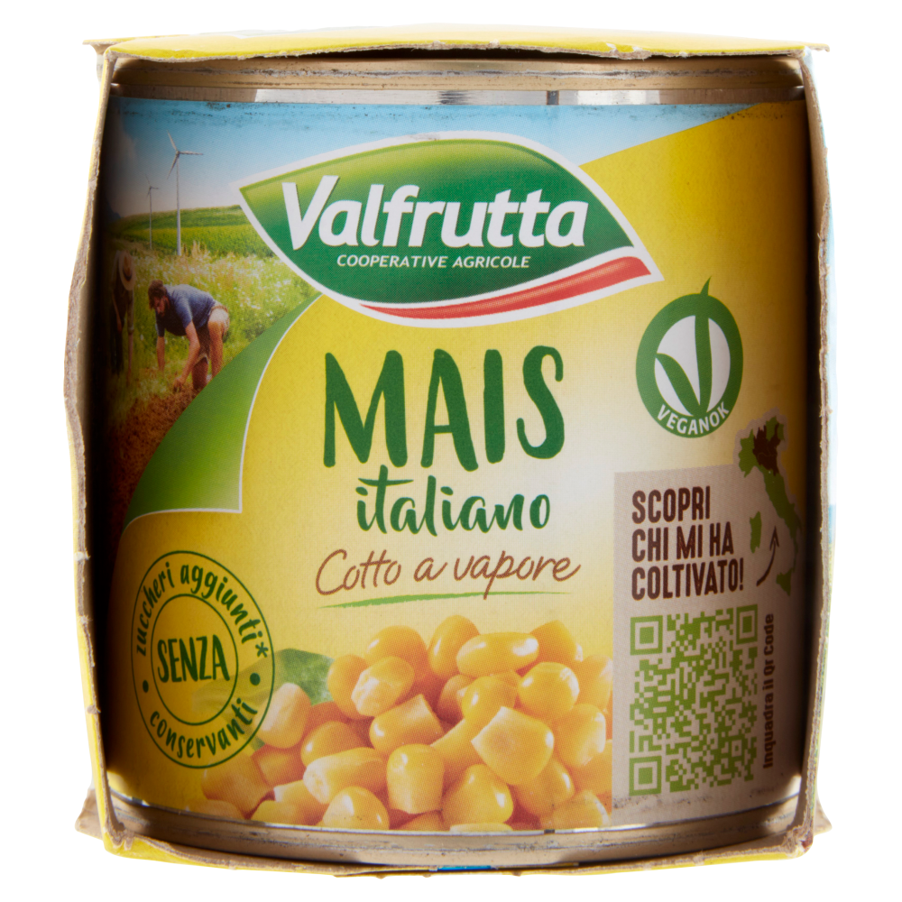 Valfrutta Mais italiano Cotto a vapore 3 x 160 g