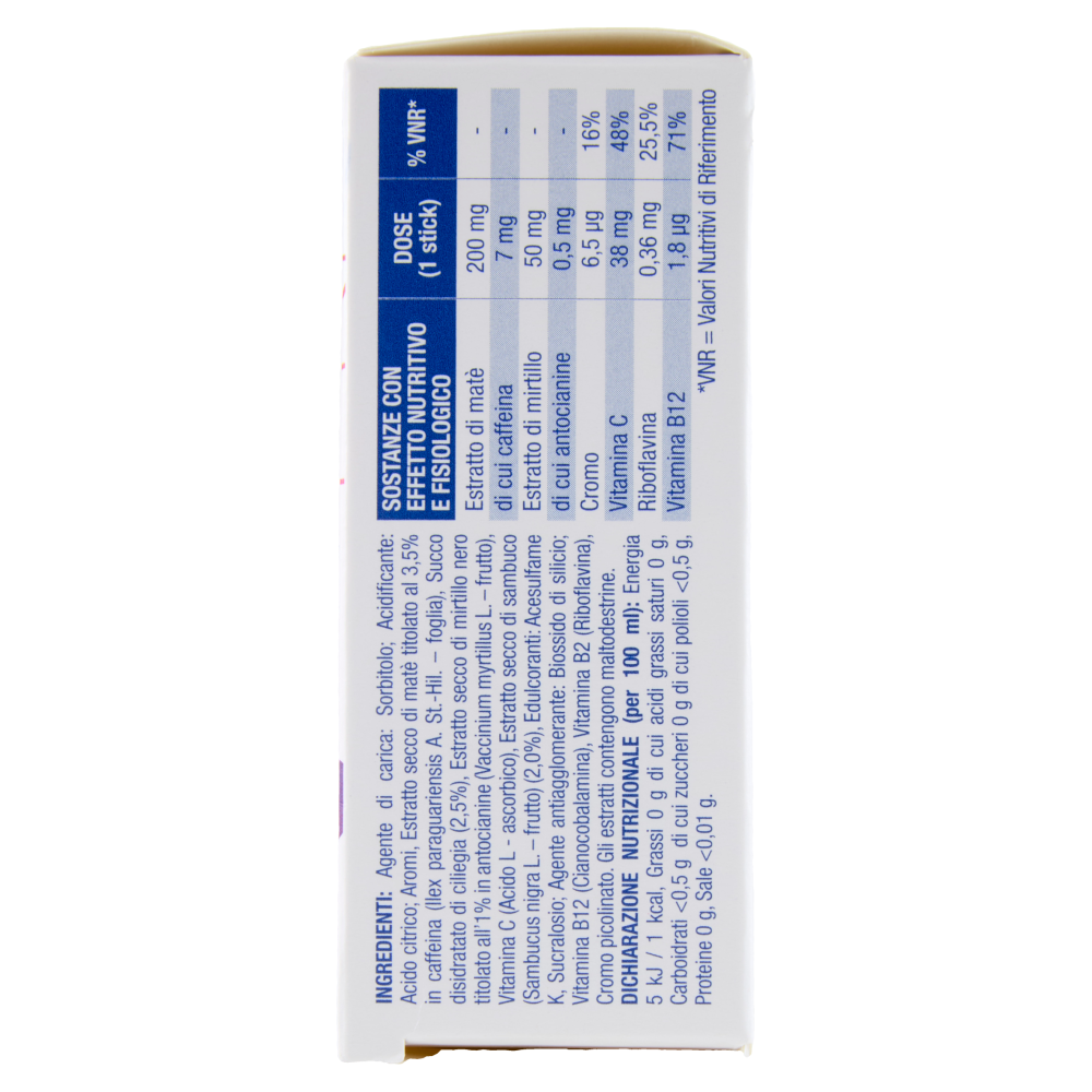 L'Angelica Waterstick Frutti Rossi Energy 12 x 2 g