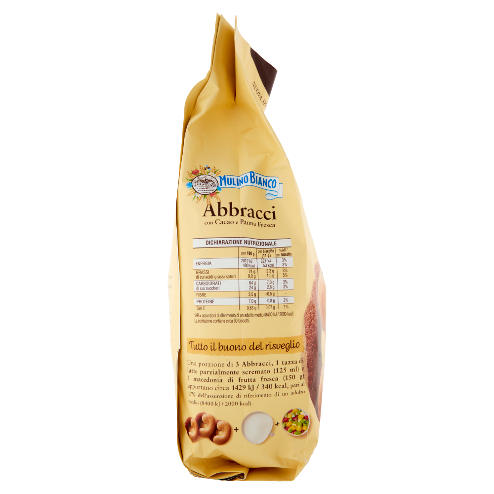 Mulino Bianco Abbracci Biscotti con Cacao e Panna Fresca 1000g