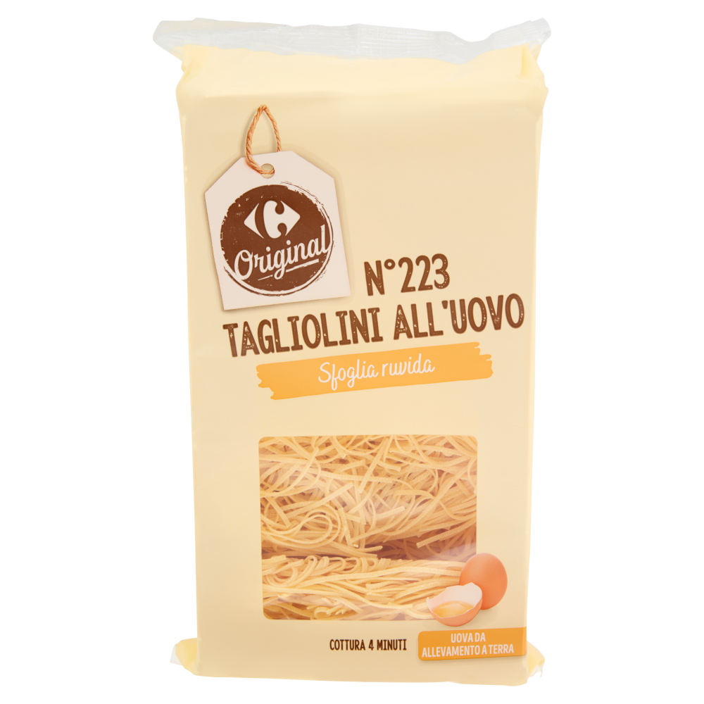 Carrefour Original N°223 Tagliolini all'Uovo 250 g