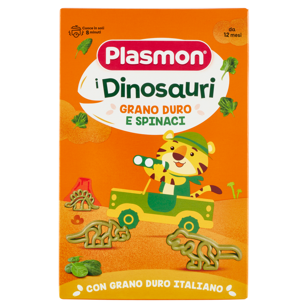 Plasmon i Dinosauri Grano Duro e Spinaci 250 g
