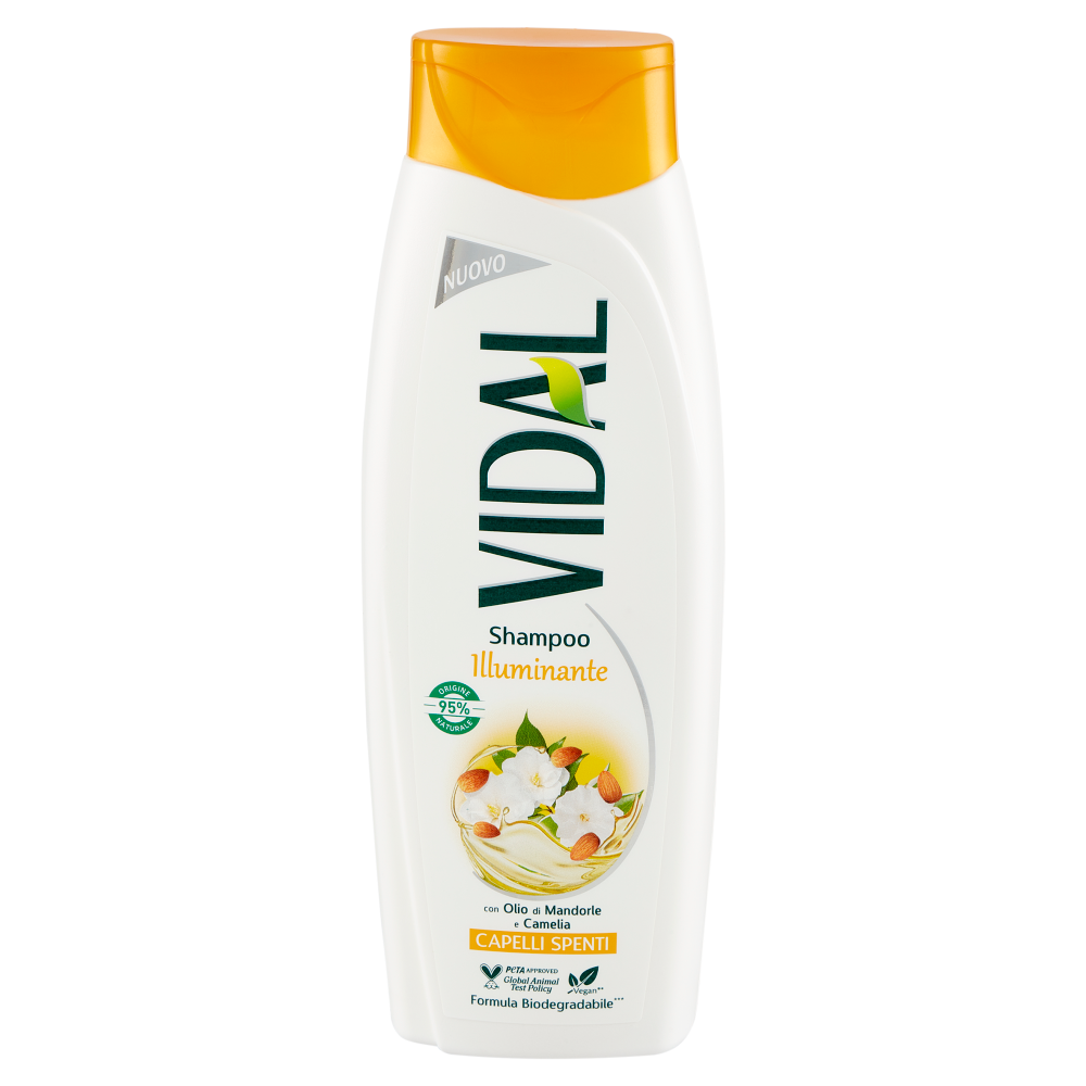 Vidal Shampoo Illuminante con Olio di Mandorle e Camelia 250 ml