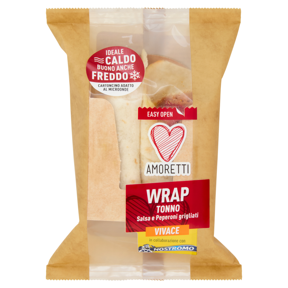 Amoretti Wrap Tonno Salsa e Peperoni grigliati Vivace 150 g