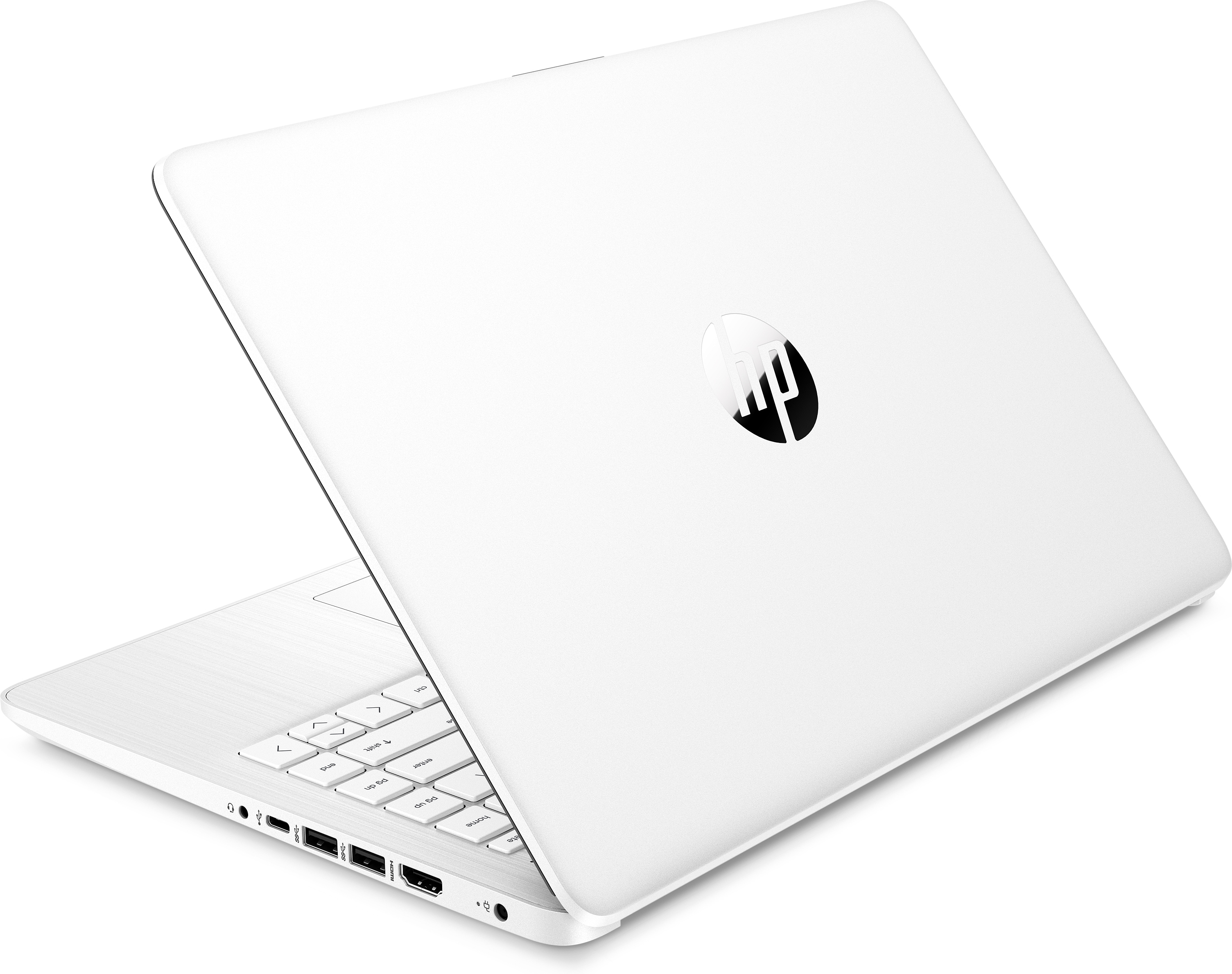 HP 14s-dq0062nl Intel® Celeron® N4020 Computer portatile 35,6 cm (14") HD 4 GB DDR4-SDRAM 128 GB SSD Wi-Fi 5 (802.11ac) Windows 11 Home in S mode Bianco