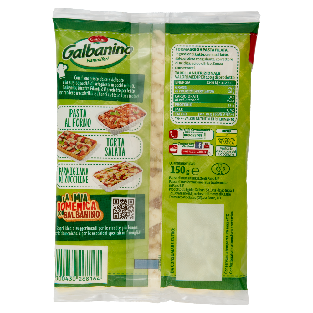 Galbani Galbanino Fiammiferi 150 g