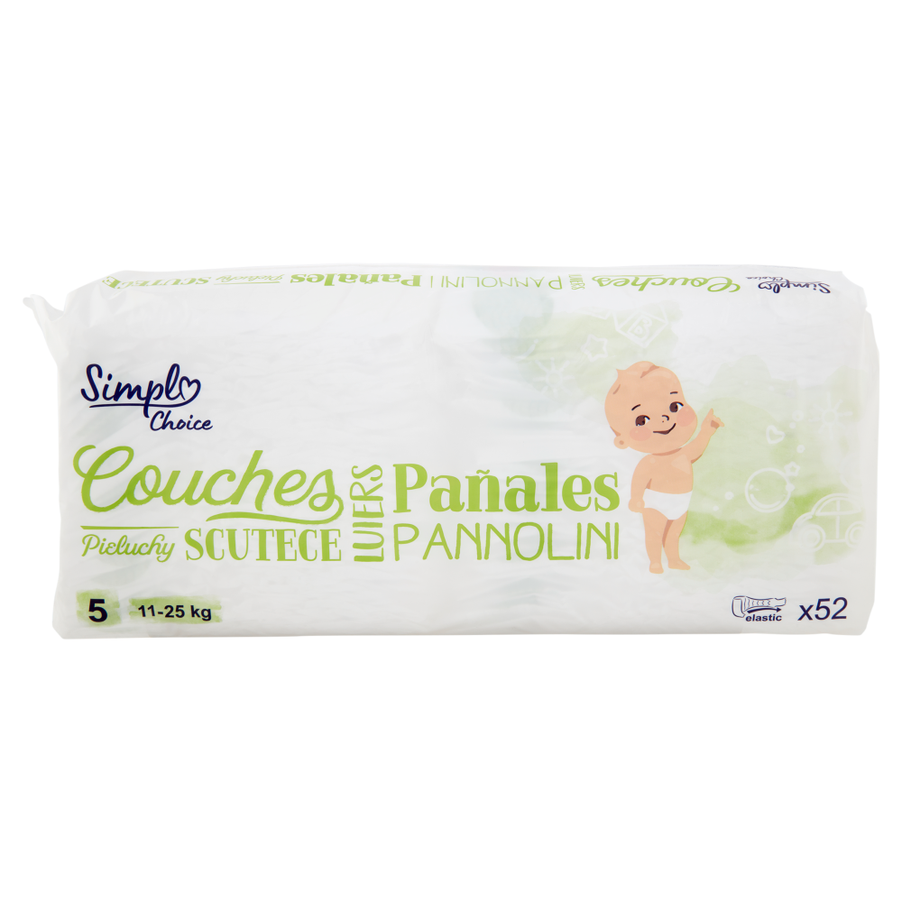 Simpl Choice Pannolini 5 11-25 kg 52 pz