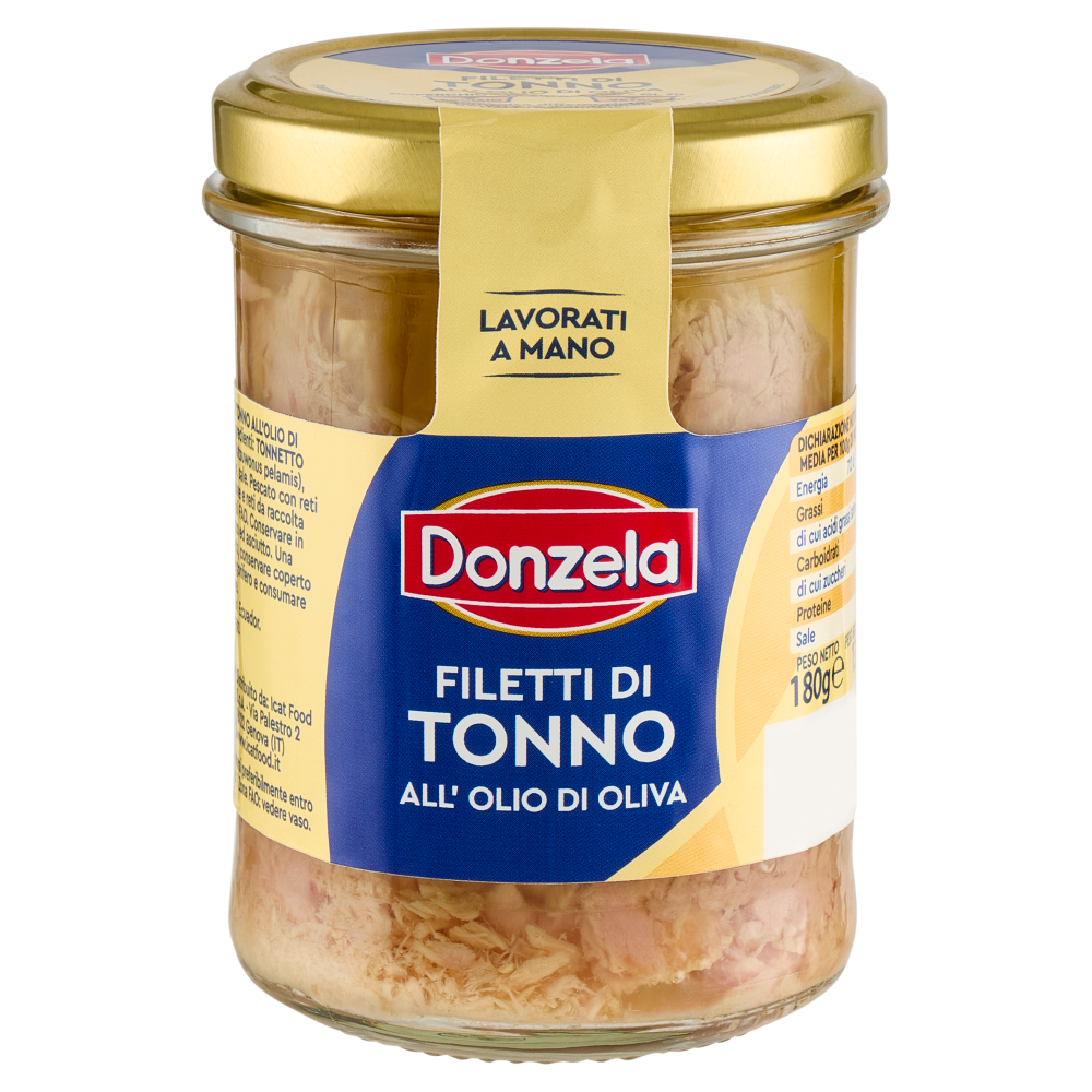 Donzela Filetti di Tonno all'Olio di Oliva 180 g