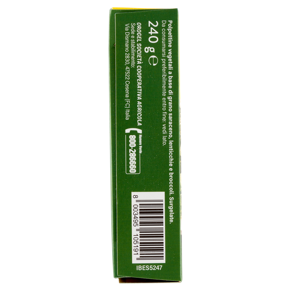 Orogel le Meraviglie Polpettine Verdi Surgelati 240 g