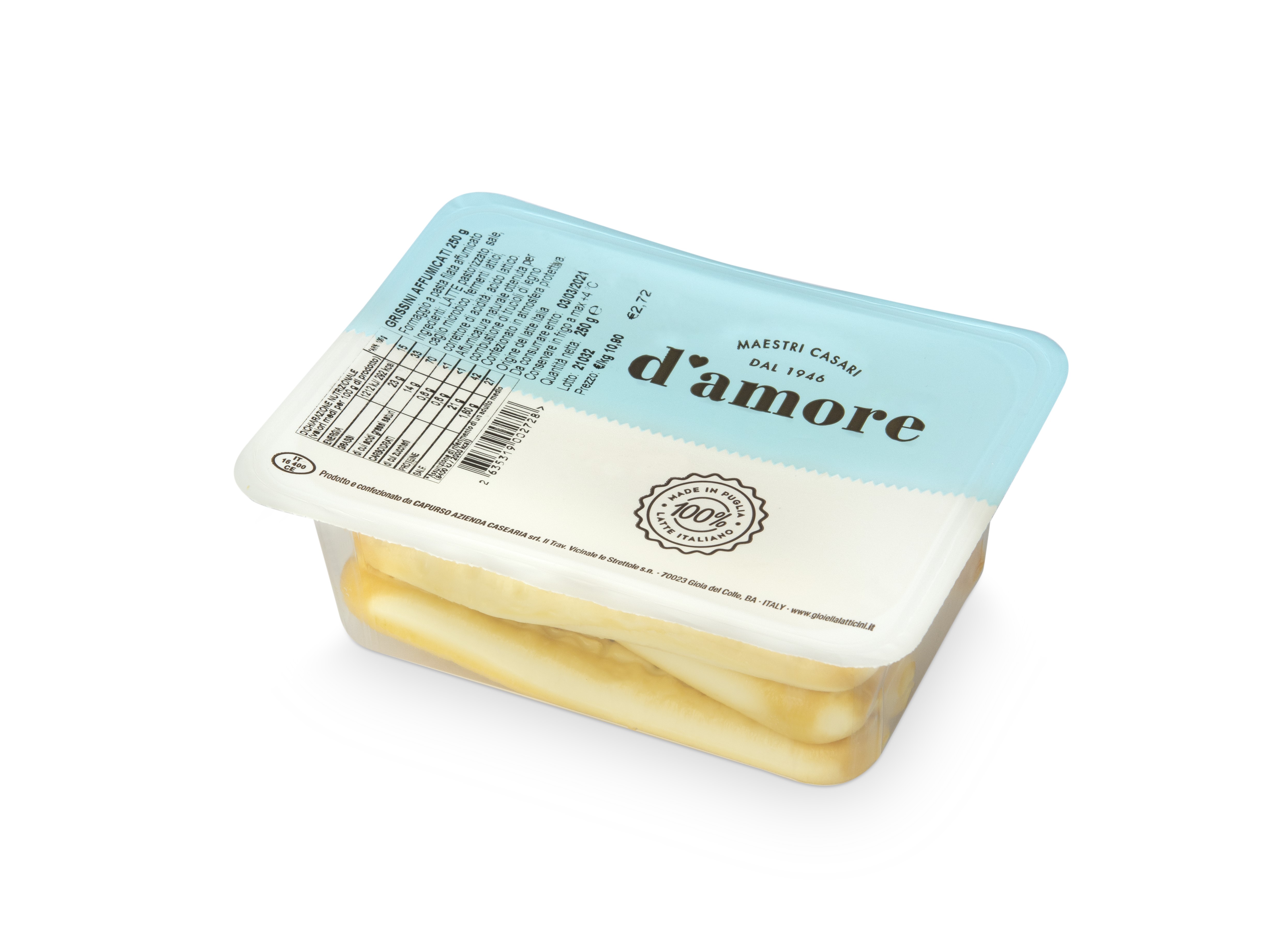Grissini affumicati 250 g