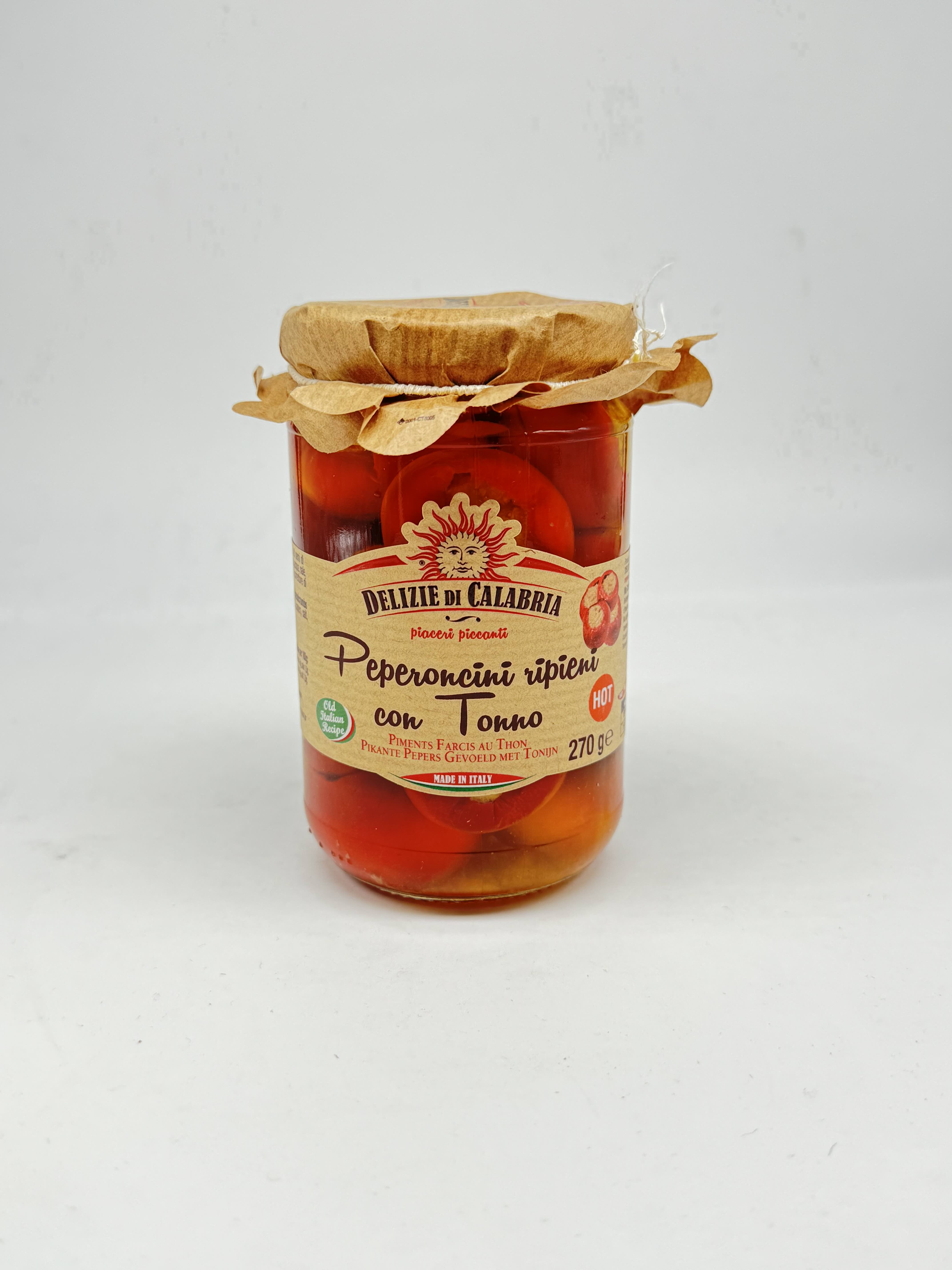 Peperoncini di Calabria ripieni con tonno