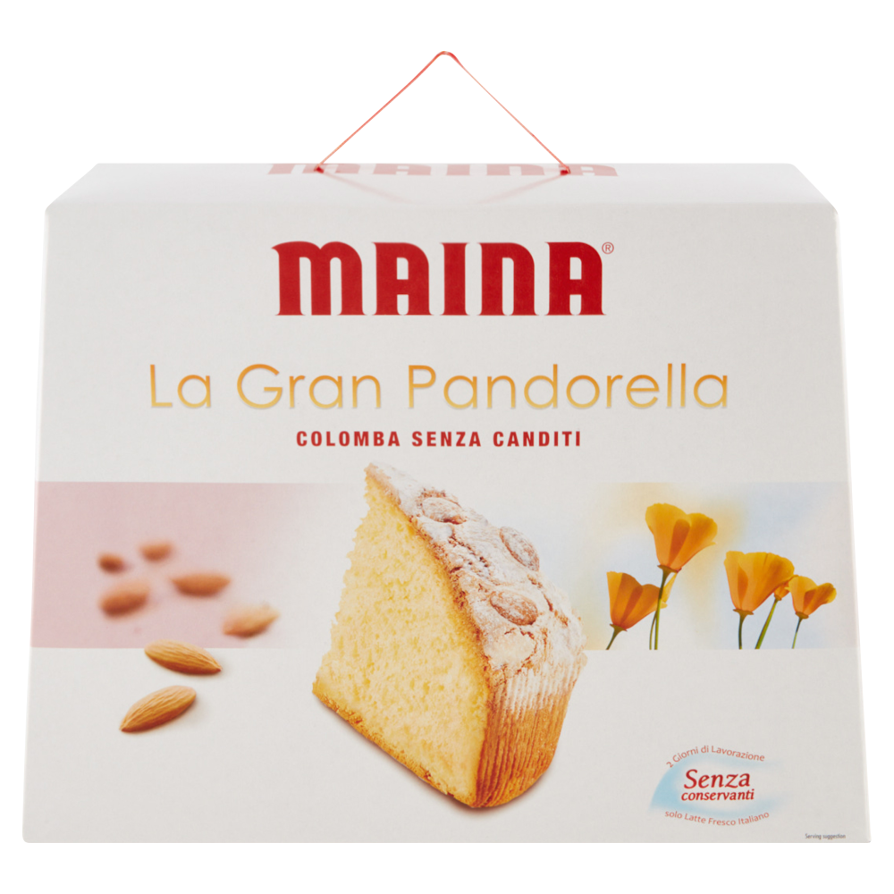 Maina la Gran Pandorella Colomba di Pasqua Senza Canditi 750 g